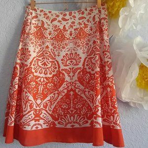 Talbots Cotton A-line Skirt SZ 10P